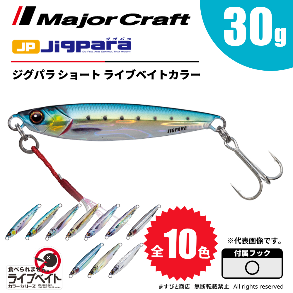 Major Craft メジャークラフト ジグパラ ショート 40g JPS-40