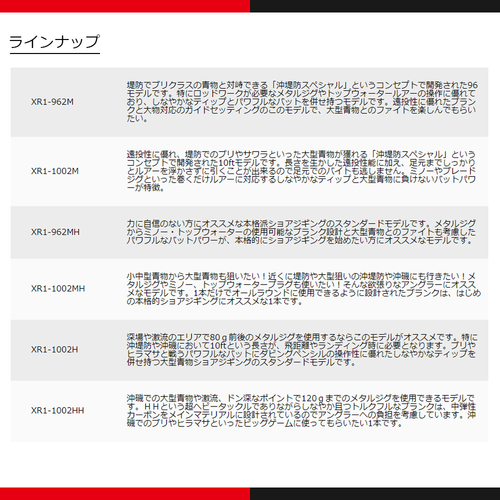 メジャークラフト クロスライド 1G XR1-1002HH 送料無料