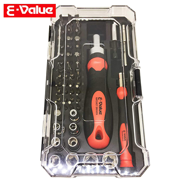 ドライバーセット 卓抜 マルチドライバーセット Erd 140 55pcs 精密ドライバー 特殊ドライバー E Value 六角 プラスドライバー マイナスドライバー Y型 三角