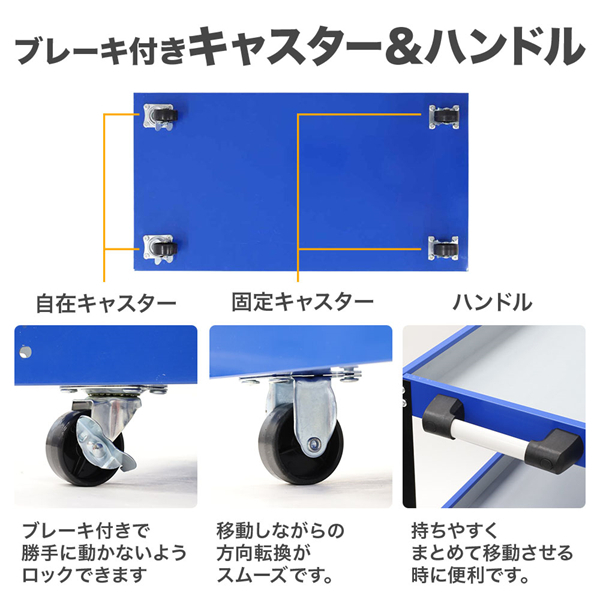 工具カート ツールワゴン 3段 ワゴン ツールカートキャスター付き 移動ワゴン 台車 作業代 工具入れ 収納 DIY ガレージ 作業 メンテナンス 工具  :ms131814-01:マスダショップ - 通販 - Yahoo!ショッピング