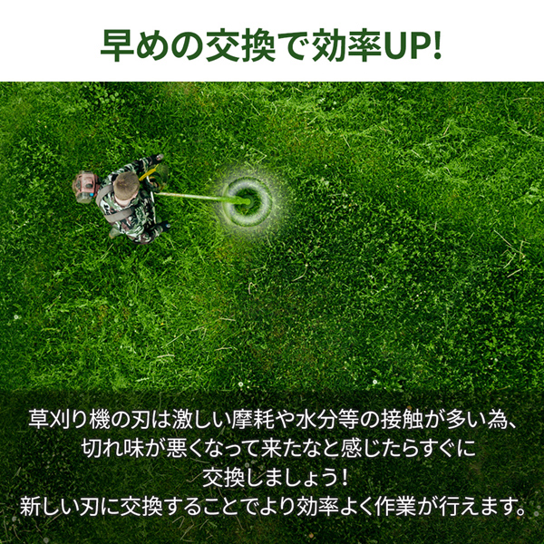 チップソー 替刃 255mm 替え刃 刃 草刈機 刈払機 草刈り機 草刈り用