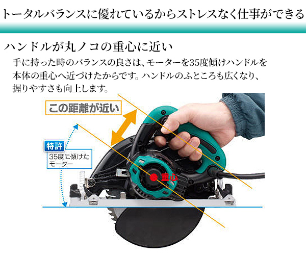 丸ノコ リョービ W-573ED 電子丸ノコ 電気丸ノコ 電動丸ノコ 電動