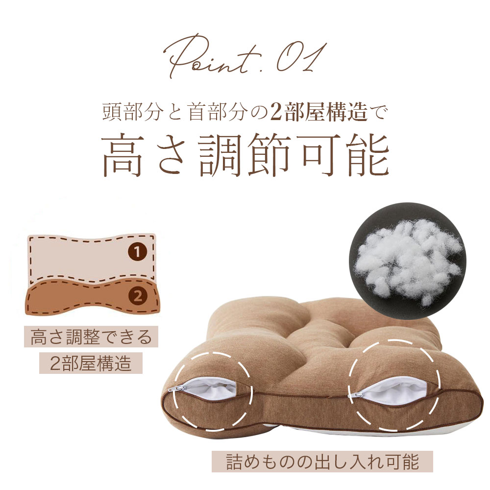 西川 枕 昭和西川 ふんわりわたまくら 洗える 軽量 粒わた やわらかい