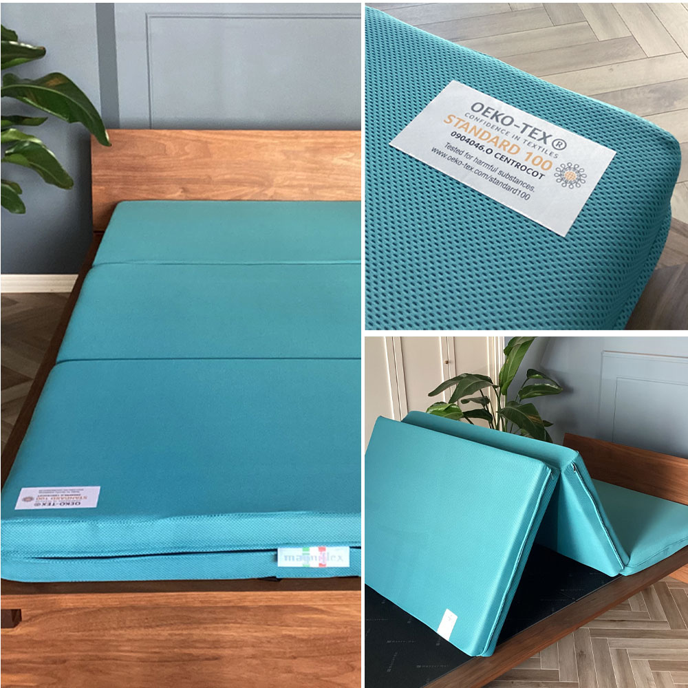 未開封 マニフレックス メッシュウイング 三つ折りマットレス セミダブル magniflex（マニフレックス） 三つ折り 高反発マットレス メッシュ