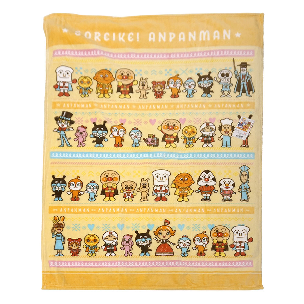 アンパンマン 毛布 ジュニア毛布 100×140cm ハーフ毛布 ハーフ