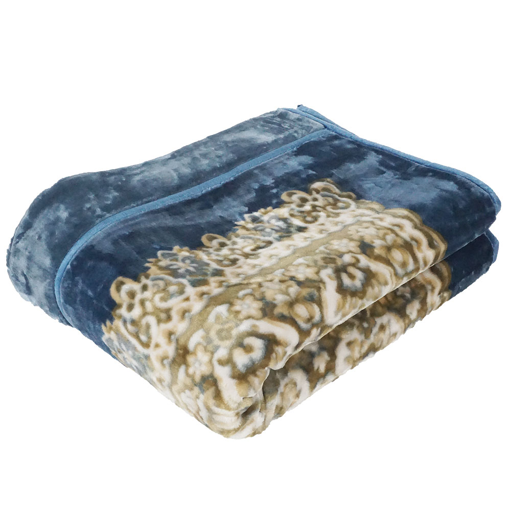 西川　ポリエステル合わせ毛布・ふっくらボリューム・シングルサイズ１４０×２００㎝ 西川 ホッとねる毛布 速暖合わせ毛布 シングル 140×200cm ふわふわ