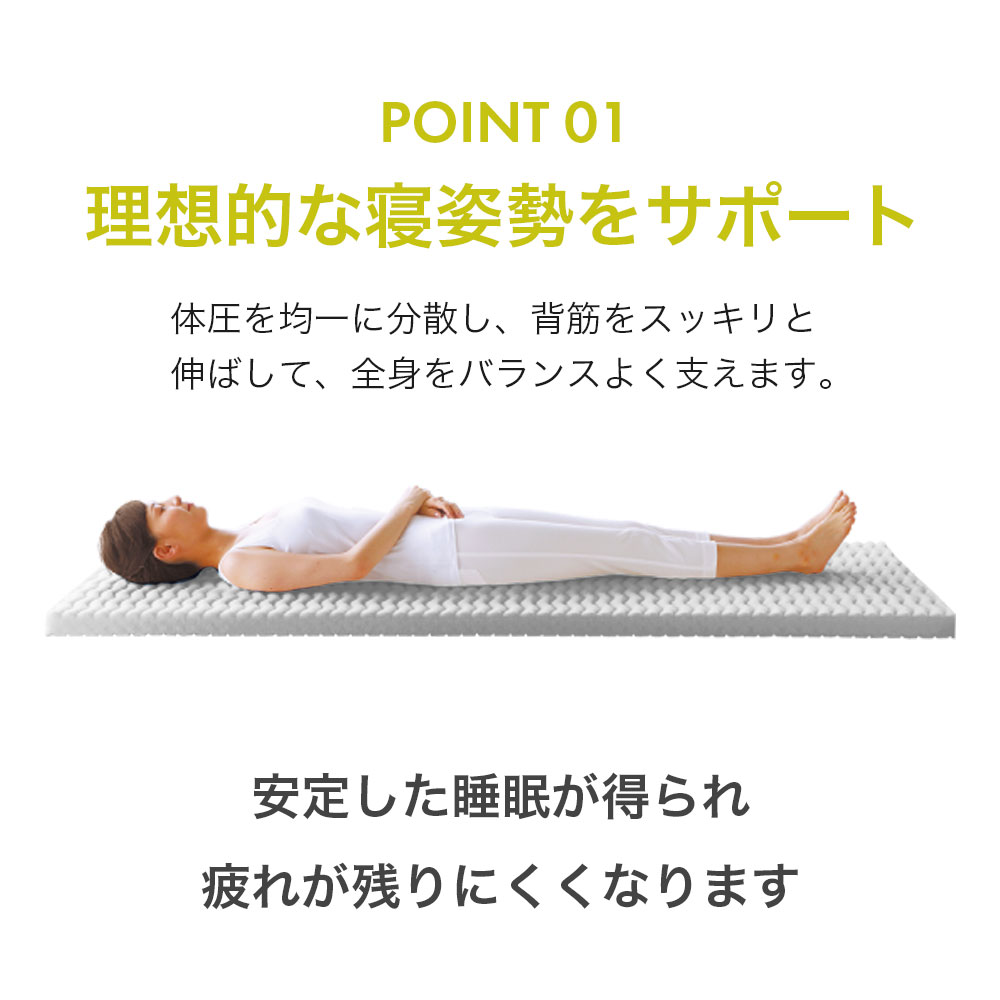 西川（nishikawa） 敷布団 ローズラジカル ダブルウェーブ ベーシック