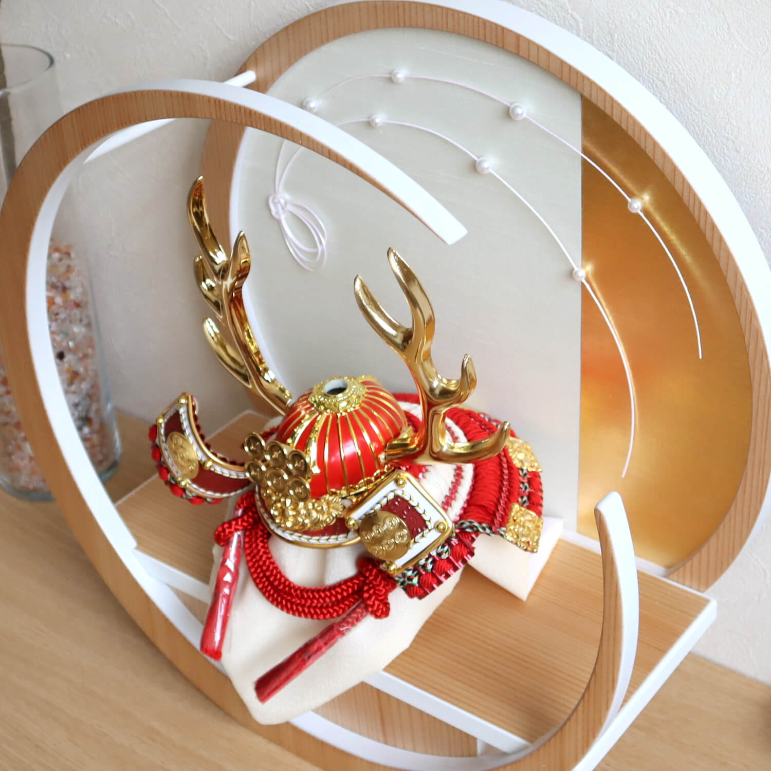 五月人形 コンパクト おしゃれ インテリア 兜飾り 5月人形 端午の節句