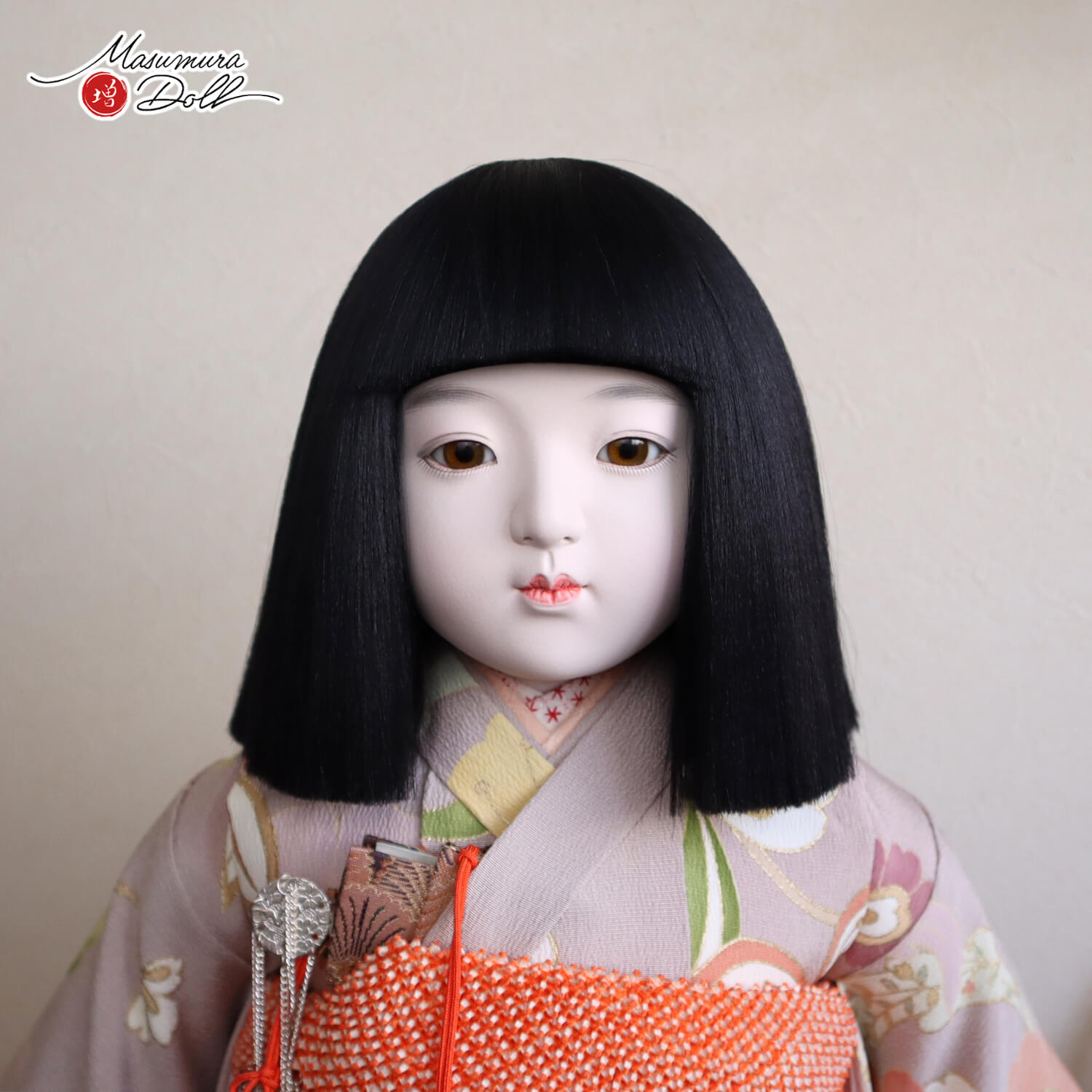 市松人形 最高級 元賀章介 20号 別染 正絹 京友禅 手縫い衣装 女の子