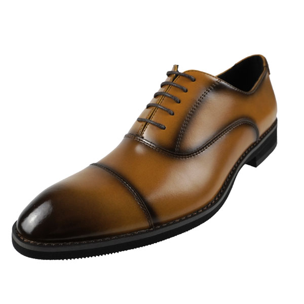 ビジネスシューズ EDWARD HILL 6411 ストレートチップ レースアップ 黒