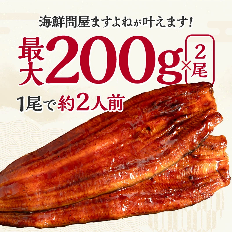 ★ギフトパッケージ配送仕様★ 母の日 ますよね 新仔うなぎ蒲焼き 200g×2尾 計400g 炭火焼き 蒸し2回 焼き6回 中国産 ISO認証 HACCP管理 タレ山椒付 | ますよね | 05