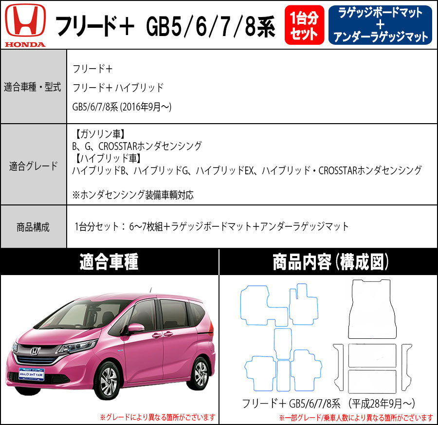 フリード 【ポイント5倍】ホンダ フリード＋(プラス) GB5/GB7系 フロア