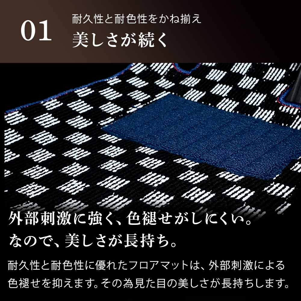 デミオ 【ポイント5倍】マツダ DJ系 フロアマット カーマット 1台分