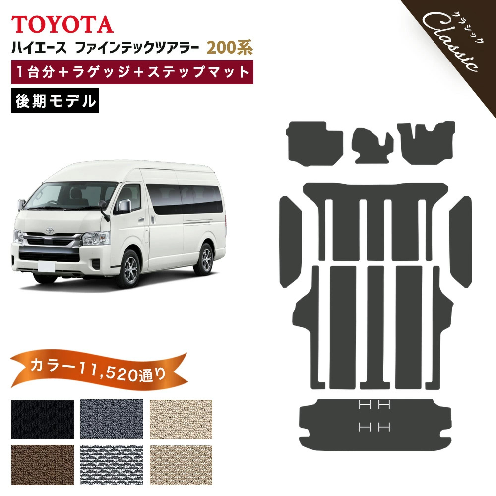 ハイエース 【ポイント5倍】トヨタ ファインテックツアラー 200系 後期