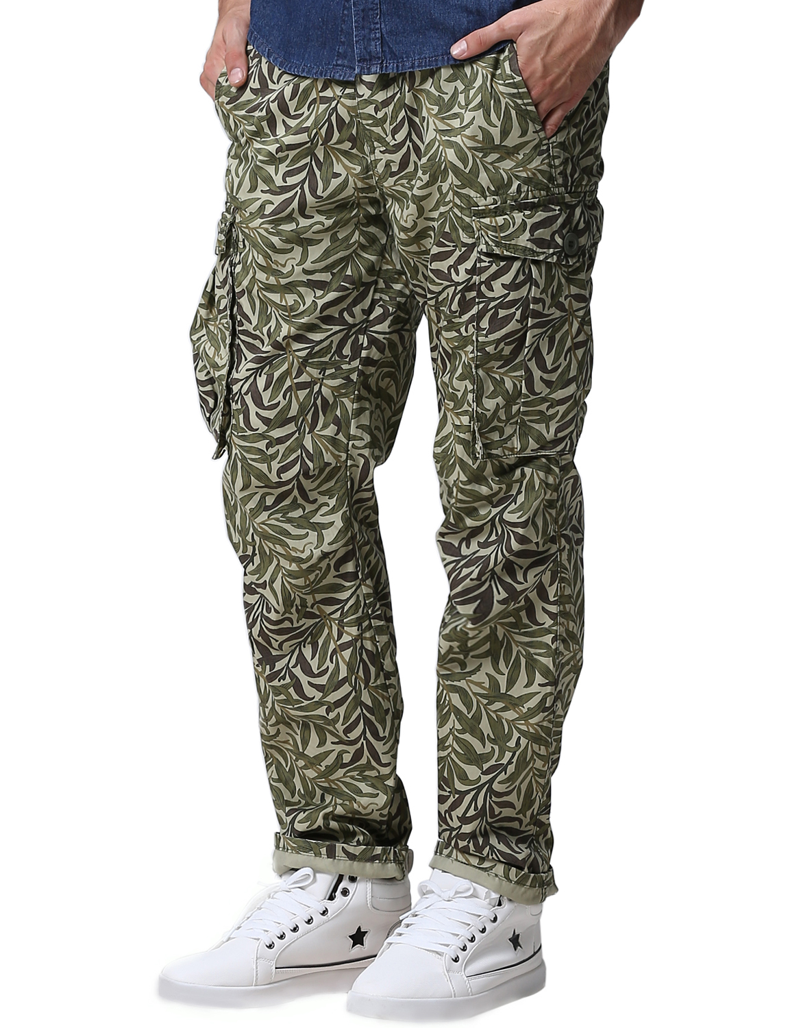 迷彩 カーゴパンツ 4ポケット 楽天市場】カーゴパンツ メンズ 迷彩柄 ボトムス ワークパンツ 作業