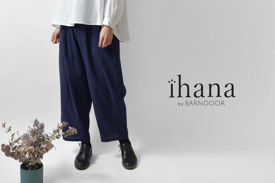 10%OFFクーポン パンツ レディース ihana イハナ BARNDOOR バーンドア