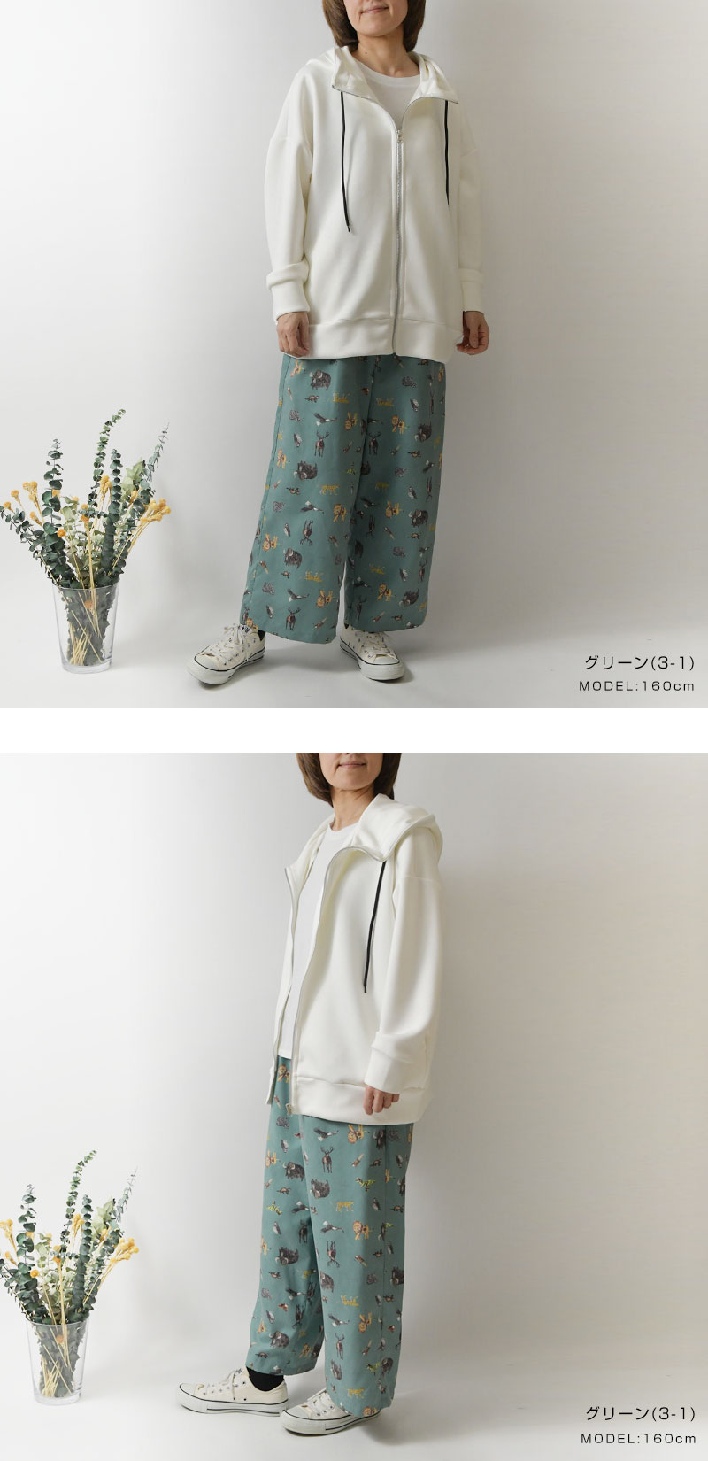 SALE 30%OFF olet ihana オレットイハナ (BARNDOOR バーンドア) ピーチスキン アニマル × 恐竜 ブラウス (1194449g)レディース 春 夏 ゆったり 北欧 シャツ BARNDOOR SALE 30%OFF olet ihana オレットイハナ (BARNDOOR