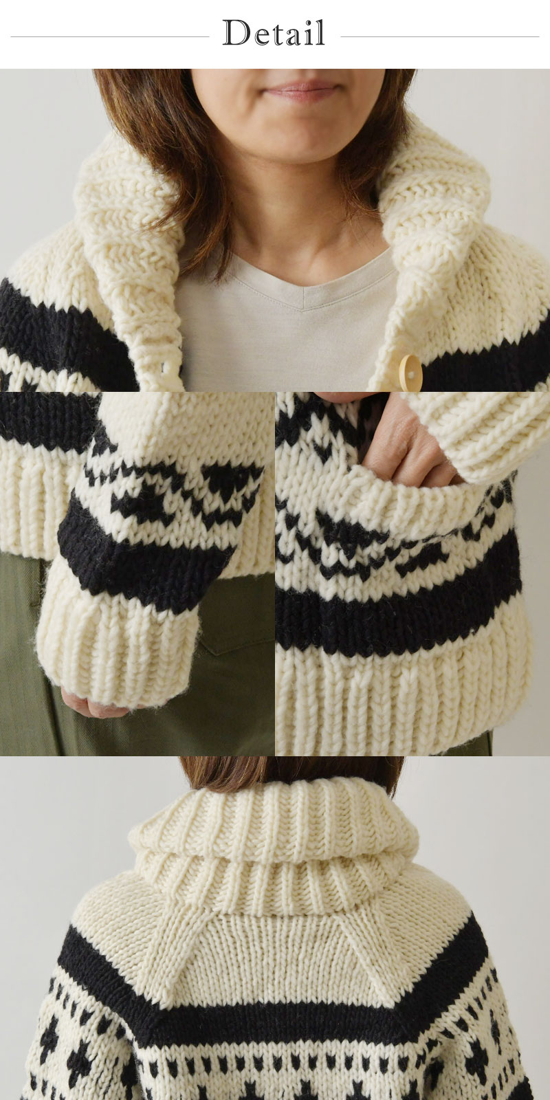 イナ カーディガン レディース ina PERU KNIT ペルーニット カウチン 