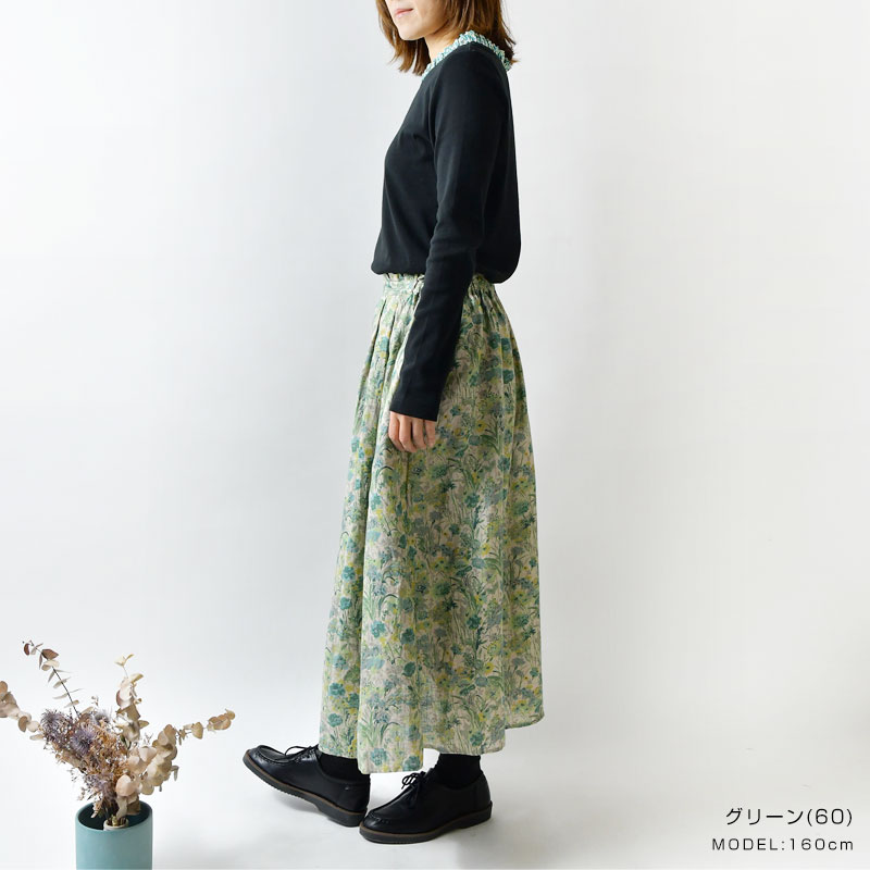 ina イナ リネン100% スカート リバティ LIBERTY 花柄 ina イナ リネン100% スカート リバティ LIBERTY 花柄 - メルカリ