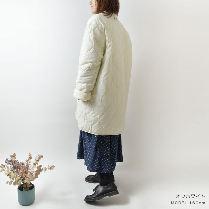 iocus（ヨクス） SALE 60%OFF iocus キルティング ボア リバーシブル