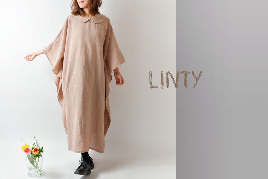 SALE 20%OFF LINTY リンティー コットン リネン 前後 両A面 2way