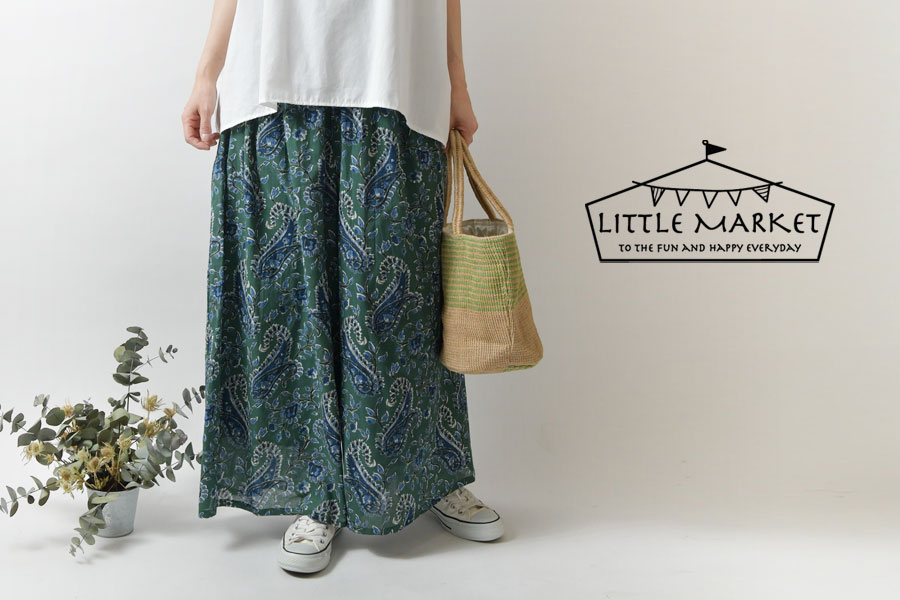 10%OFFクーポン パンツ LITTLE MARKET リトルマーケット アイビー