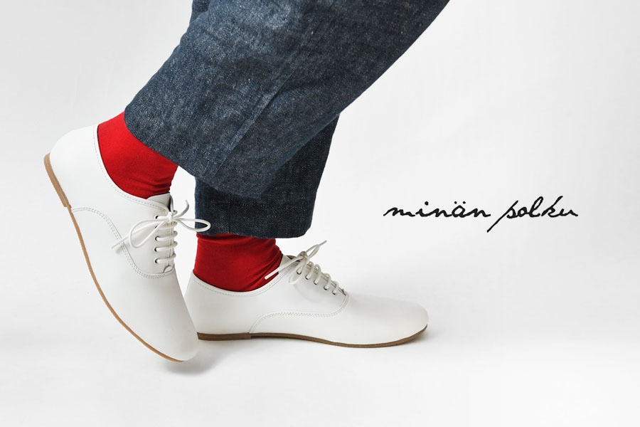 【minan polku ミナンポルク】Soft balmoral shoes / レースアップ レザーシューズ(M419)