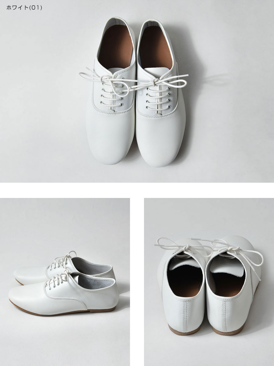 【minan polku ミナンポルク】Soft balmoral shoes / レースアップ レザーシューズ(M419)
