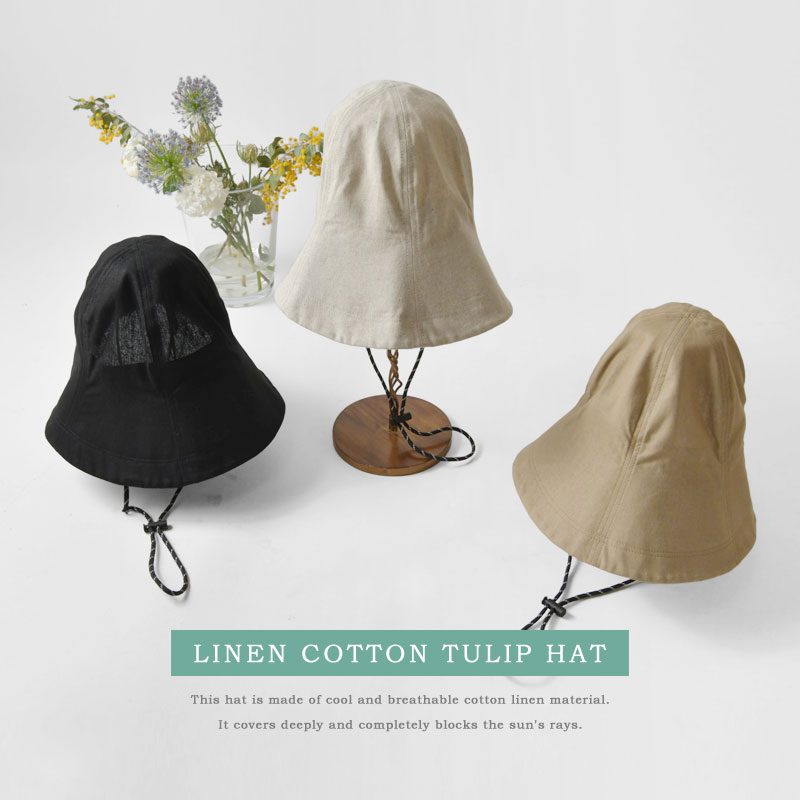 NAMIKI 10%OFFクーポン 帽子 レディース ナミキ リネンコットン