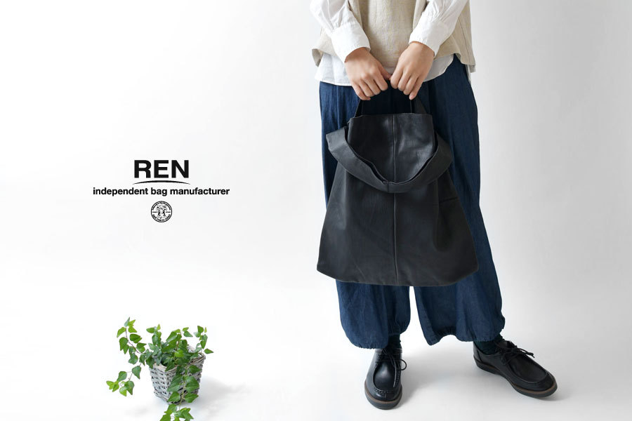 REN（レン） 10%OFFクーポン トートバッグ 2WAYレザーレジバッグ
