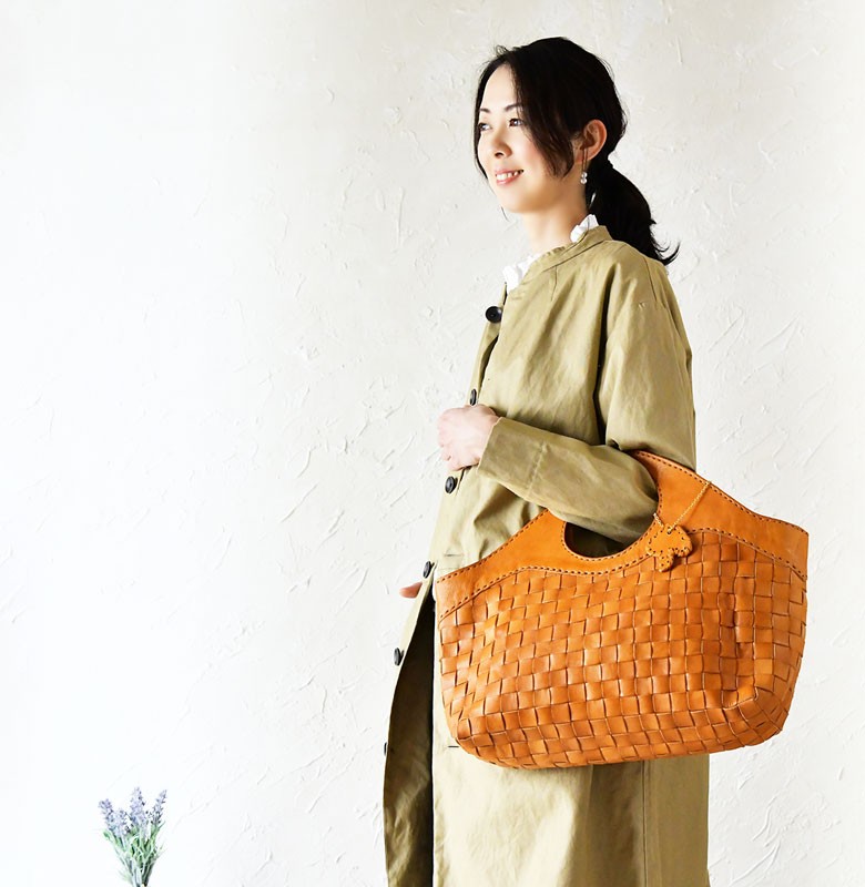 robita（ロビタ） トートバッグ レディース メッシュレザーバッグ L 