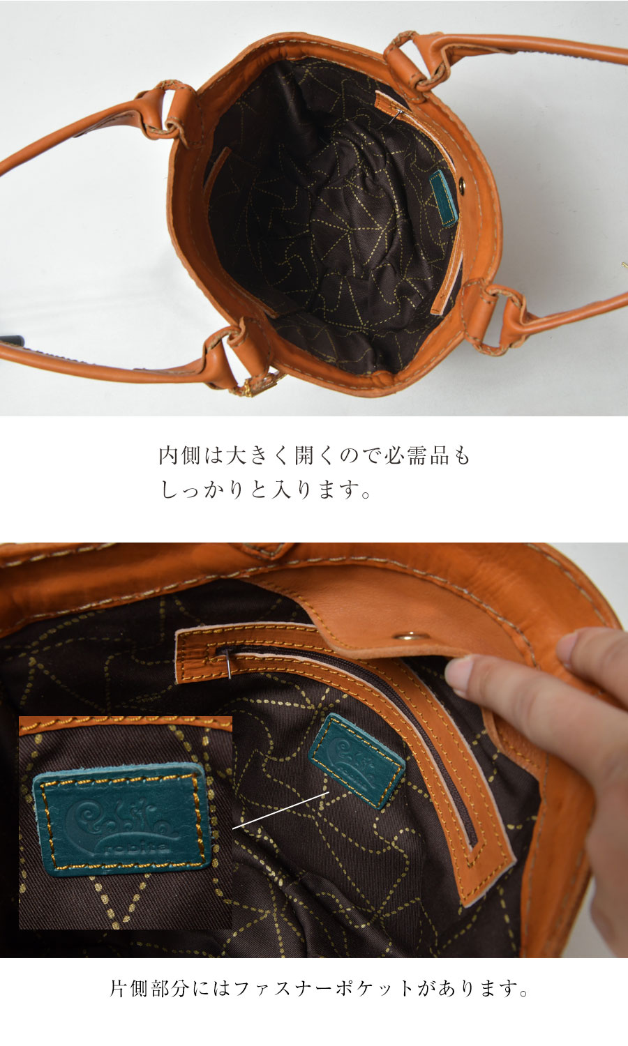 robita（ロビタ） トートバッグ レディース レザーメッシュト−ト