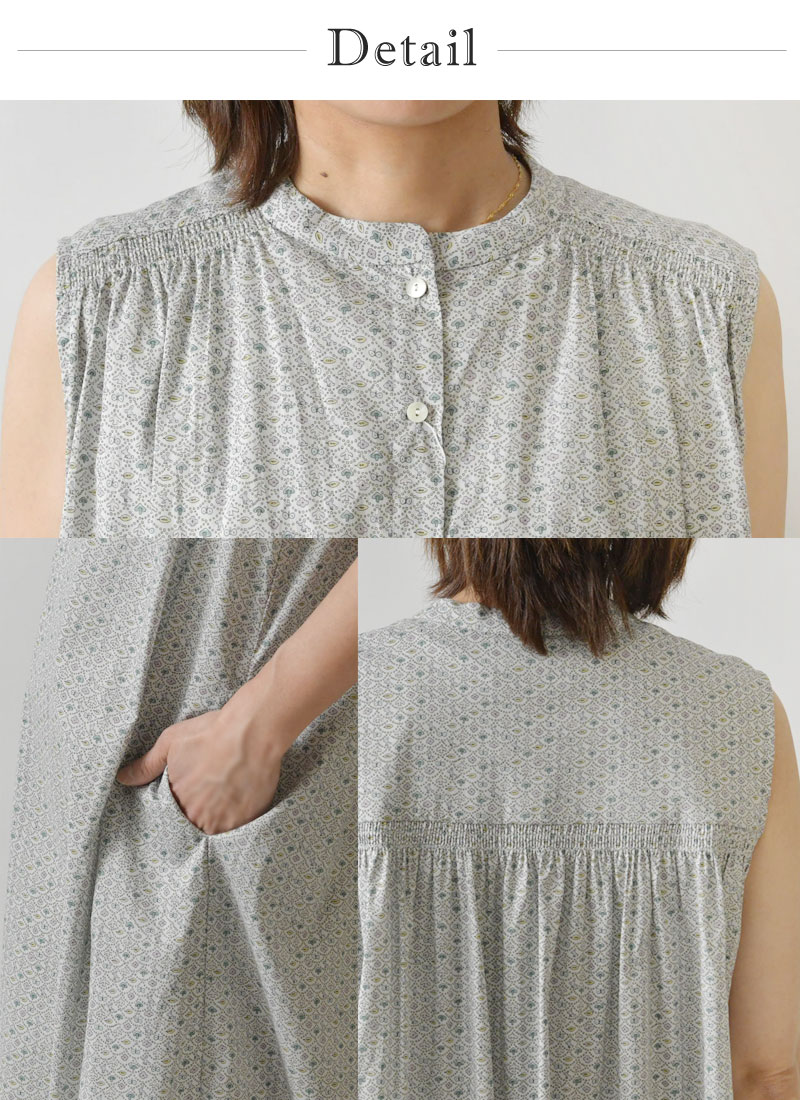sosotto SALE 20%OFF ソソット リバティタナローン ノースリーブ