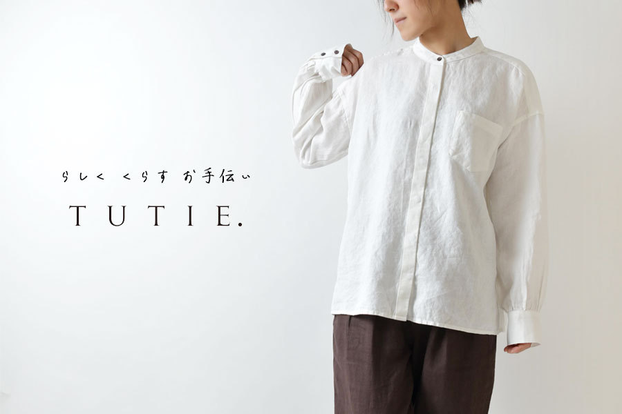 10%OFFクーポン シャツ ブラウス レディース TUTIE. ツチエ リネン