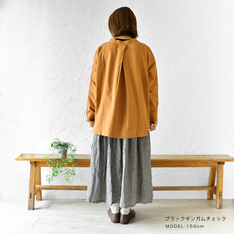 ubasoku 10%OFFクーポン スカート ウバソク リネン タック
