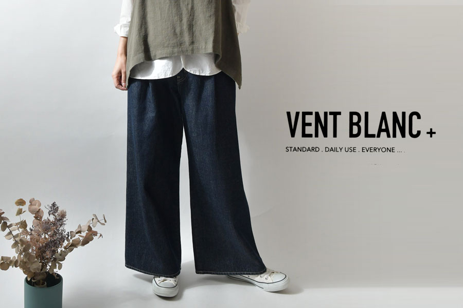 10%OFFクーポン パンツ vent blanc+ ヴァンブラン プリュス コットン