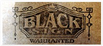 BLACK SIGN