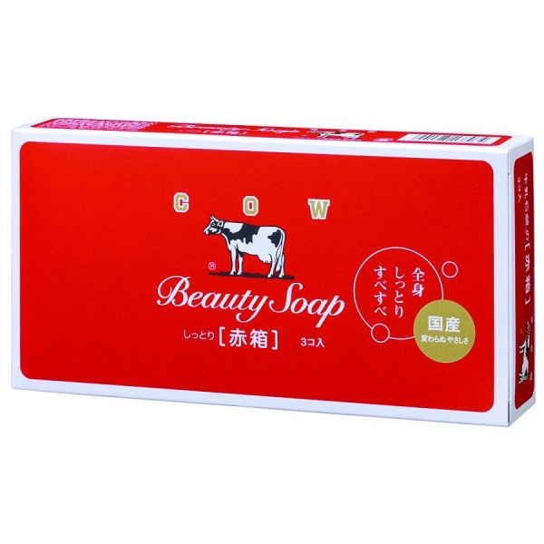 カウブランド赤箱 ローズ調の香り（90g ）1パック（3個入） / 牛乳石鹸｜matinozakka