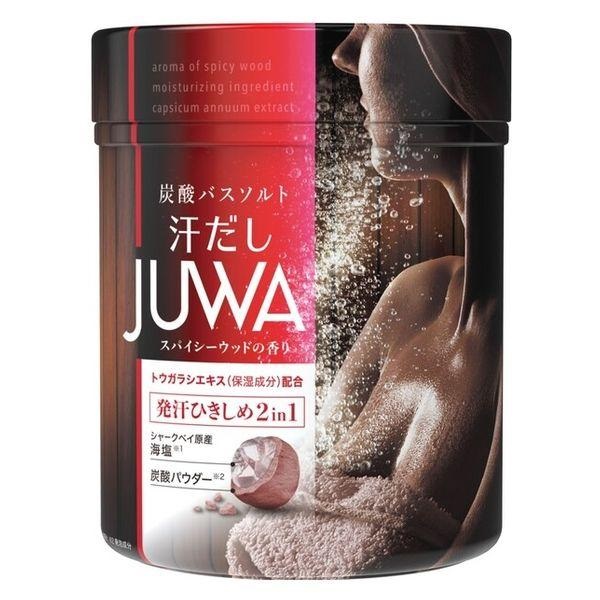 (送料無料)(まとめ買い・ケース販売)汗だしJUWA スパイシーウッドの香り（500g）透明タイプ（12個セット）/ 白元アース