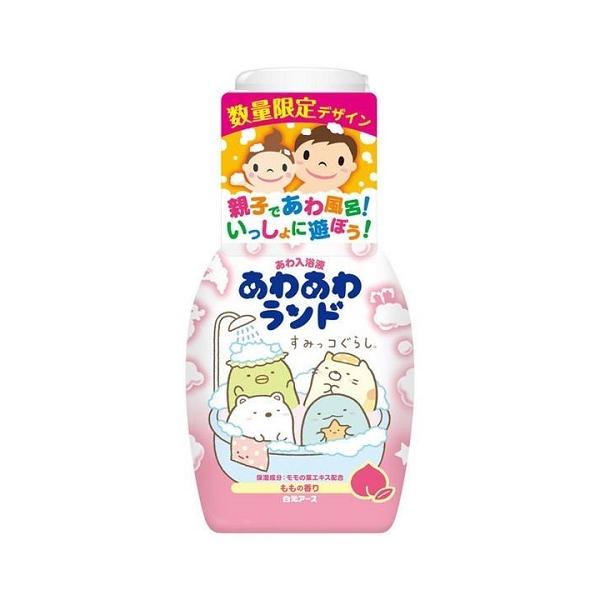 (送料無料)(まとめ買い・ケース販売)あわあわランド すみっコぐらし ももの香り（300ｍL）（20個セット）/ 白元アース