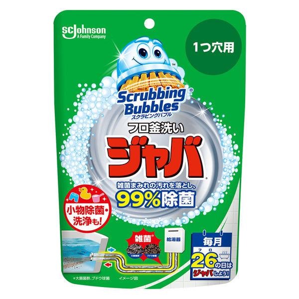 (送料無料)(まとめ買い・ケース販売)スクラビングバブル　ジャバ１つ穴用　（160g）（24個セット）/ ジョンソン