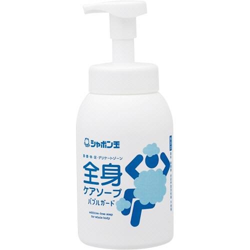 (送料無料)(まとめ買い・ケース販売)全身ケアソープ バブルガード 本体（570mL）（12個セット）/ シャボン玉販売