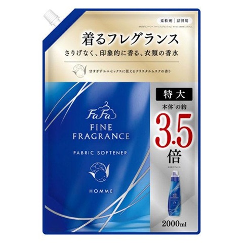 ファーファ ファインフレグランス オム つめかえ用（2000mL）柔軟剤