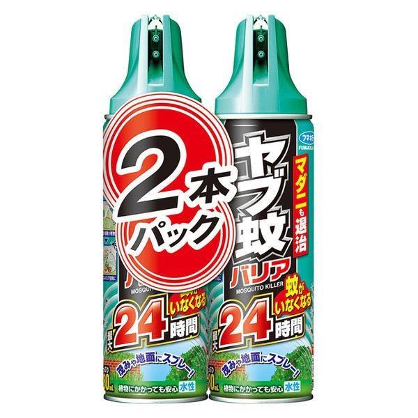 (送料無料)(まとめ買い・ケース販売)ヤブ蚊バリア 屋外用（480ｍL）2本パック（15個セット）/ フマキラー｜matinozakka