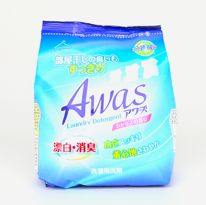 AWAS アワーズ 粉末タイプ 洗濯用洗剤 エコパック（800g）衣類洗剤/ ロケット石鹸
