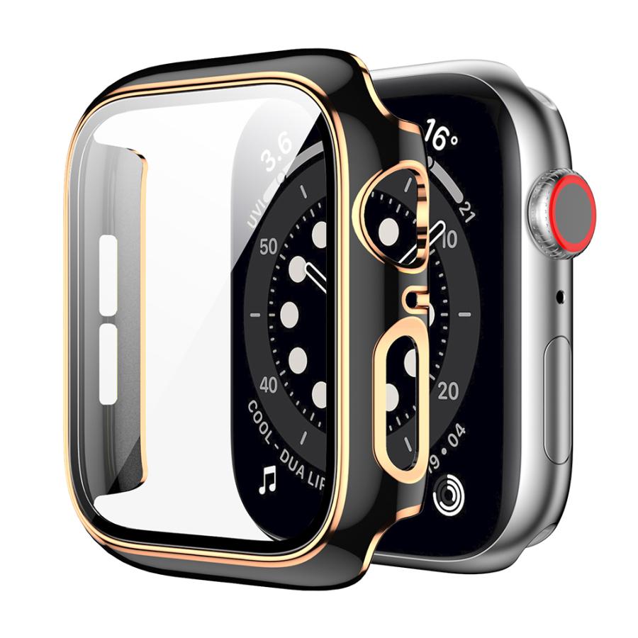 アップルウォッチ カバー apple watch ケース 保護 ゴールド シルバー ライン 44mm 40mm 42mm 38mm 6 se 5 4  3 2 1 :iw-line-:MATSH～online store～ - 通販 - Yahoo!ショッピング