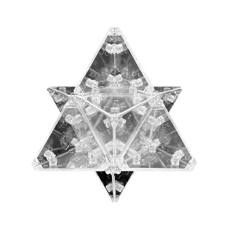 ユニカ カタカムナ ゴッドピラミッド 星型二重正四面体組立キット カタカムナピラミッド 正四面体キット 8個入 丸山修寛 生命エネルギー  ピラミッドパワー