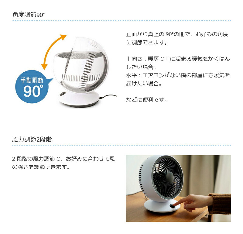 ライソン サーキュレーターエアーコンパクト KSFN-019B コンパクト