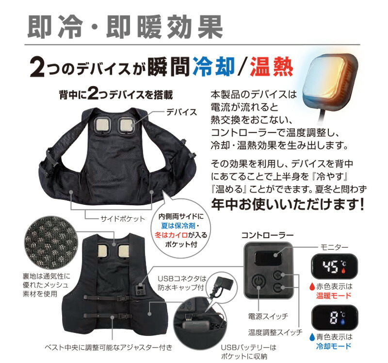 DAISHIN 冷暖両用ベスト 15000mAhバッテリー付き 楽天市場】【楽天ランキング受賞】 フルセット 大進 冷暖切替え