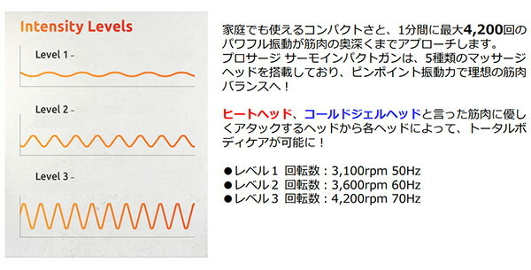 プロサージ サーモインパクトガン セルフケアマシン PROSAGE 筋膜